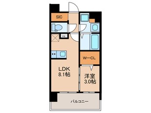 デュオフラッツ栄の物件間取画像